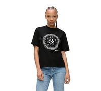KARL LAGERFELD JEANS Regular Bandana Tee, Black, S
