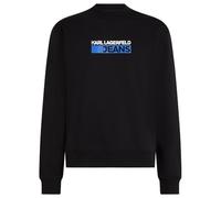 Karl Lagerfeld Jeans Regular Logo Sweat, Men, Black, Sweatshirt