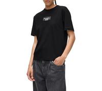 KARL LAGERFELD JEANS Regular Outline Logo Tee, Black, XS