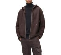 KARL LAGERFELD JEANS Regular Patch Zip Hoodie, Chocolate Torte, XL