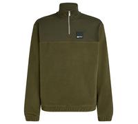 KARL LAGERFELD JEANS Regular Polar Fleece Zip Sweat, Forest Night, L