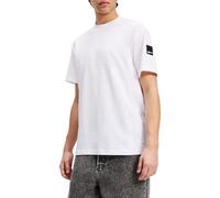 KARL LAGERFELD JEANS Regular Rubber Patch Tee, White, XXL