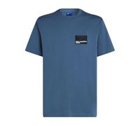 KARL LAGERFELD JEANS Regular Short Sleeves Box Logo Tee, Vintage Indigo, S