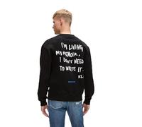 KARL LAGERFELD JEANS Relaxed karlism Sweat, Black, M