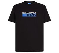 Karl Lagerfeld Jeans Slim Logo Tee, Men, Black, T-Shirt