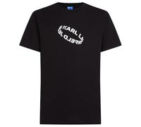 KARL LAGERFELD JEANS Slim Ring Tee, Black, S