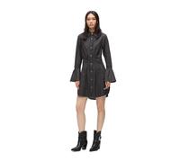 KARL LAGERFELD JEANS Wide Sleeve Denim Dress, Washed Black, M