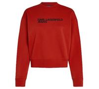 KARL LAGERFELD JEANS, Women's, Essential Logo Sweat, Regular Fit, Pompeian Red, S