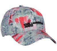KARL LAGERFELD JEANS, Women's, Logo Cap All-Over-Print, Painters Print AOP Pink, One Size