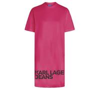 KARL LAGERFELD JEANS, Women's, Logo Tee Dress, Very Berry, XS