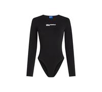 KARL LAGERFELD JEANS, Women's, Long Sleeve Bodysuit Crew Neck, Bodycon Fit, Black, M