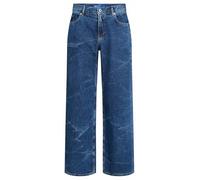 KARL LAGERFELD JEANS, Women's, Low-Rise Wide Leg Denim, Wide Leg, Marble Blue, 31