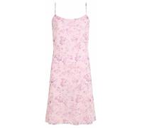 KARL LAGERFELD JEANS, Women's, Mesh All-Over Print Slip Dress, Bodycon Fit, Floral AOP Pink, L
