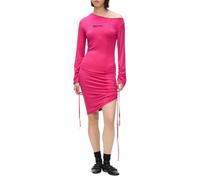 KARL LAGERFELD JEANS, Women's, Off Shoulder Jersey Dress, Very Berry, S