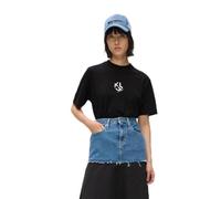 KARL LAGERFELD JEANS, Women's, Regular Monogram Tee, Regular Fit, Black, S