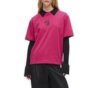 KARL LAGERFELD JEANS, Women's, Regular Monogram Tee, Regular Fit, Very Berry, XS