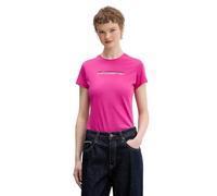 KARL LAGERFELD JEANS, Women's, Slim Short Sleeve Reflection Tee, Slim Fit, Very Berry, S