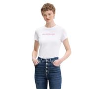 KARL LAGERFELD JEANS, Women's, Slim Short Sleeve Reflection Tee, Slim Fit, White, S