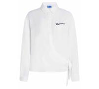 KARL LAGERFELD JEANS, Women's, Tied Blouse, White, L