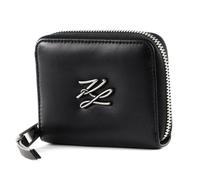 KARL LAGERFELD K / Autograph Soft Leather Wallet S Black