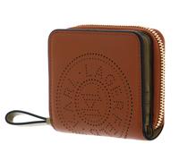 KARL LAGERFELD K / Circle Fold Zip Wallet Sudan Brown