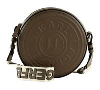 KARL LAGERFELD K / Circle Round Crossbody Patch Dark Taupe