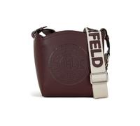 Karl Lagerfeld K/circle Small Bucket Perforated Windsor Burgundy Größe: OS | Umhängetaschen Outlet | Damen | Braun