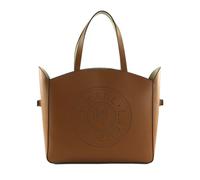 KARL LAGERFELD K / Circle Tote Bag with Pouch Dark Tan