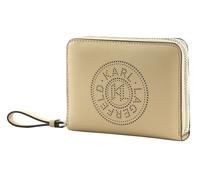 KARL LAGERFELD K / Circle Zip Wallet Perforation S Sand
