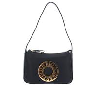 KARL LAGERFELD K / Disk Zip Shoulder Bag Black / Gold