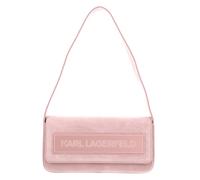 KARL LAGERFELD K / Essential K fLAP Shoulder Bag Sued Pink Mist