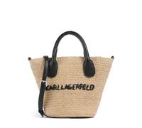 Karl Lagerfeld K/Essential Small Umhängetasche natur/schwarz, Naturfaser, Damen