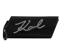 KARL LAGERFELD K / Evening Signature Clutch Rhinestones Black