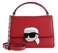 KARL LAGERFELD K / Ikonik 2.0 Leather Crossbody Lock Haute Red