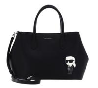 KARL LAGERFELD K / Ikonik 2.0 Leather EW Tote Bag Black
