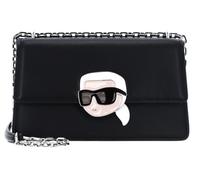 KARL LAGERFELD K / Ikonik 2.0 Leather Shoulder Bag Lock Black