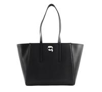 KARL LAGERFELD K / Ikonik 2.0 Leather Tote Pin Black