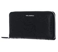 KARL LAGERFELD K / Ikonik 2.0 Perforated Wallet Black