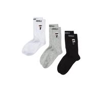 Karl Lagerfeld K/ikonik 2.0 Socks 3 Pack Black/white/grey Größe: 39-42 | Unterhosen Outlet | Damen | Schwarz