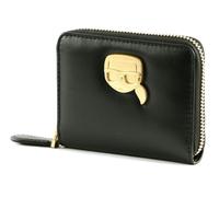 KARL LAGERFELD K / Ikonik Embro Zip Wallet Black