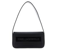 KARL LAGERFELD K / Ikonik Flap Shoulder Bag M Black