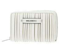 KARL LAGERFELD K / Kushion Zip Wallet M Creme White