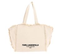 KARL LAGERFELD K / RSG Fringes Tote Natural