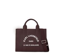 Karl Lagerfeld K/Rue St Guillaume Medium Handtasche dunkelbraun, Lederimitat, Damen