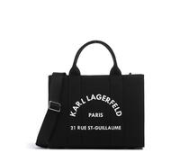 Karl Lagerfeld K/Rue St Guillaume Medium Handtasche schwarz, Baumwolle, Damen