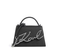 Karl Lagerfeld Signature 2.0 Handtasche Leder 21.5 cm grau