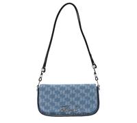 KARL LAGERFELD K / Signature Crossbody Bag Monogram Denim Light Blue
