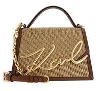 KARL LAGERFELD K / Signature Crossbody Bag Natural Tan