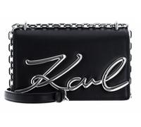 KARL LAGERFELD K / Signature Shoulder Bag S Black / Nickel