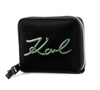 KARL LAGERFELD K / Signature Soft Small Zip Wallet Black
